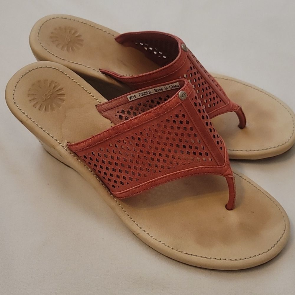 Ugg Solena Wedge (creme/red)